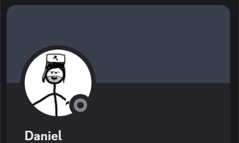 Discord profile of DragomiirLOL student Daniel, shown with permission